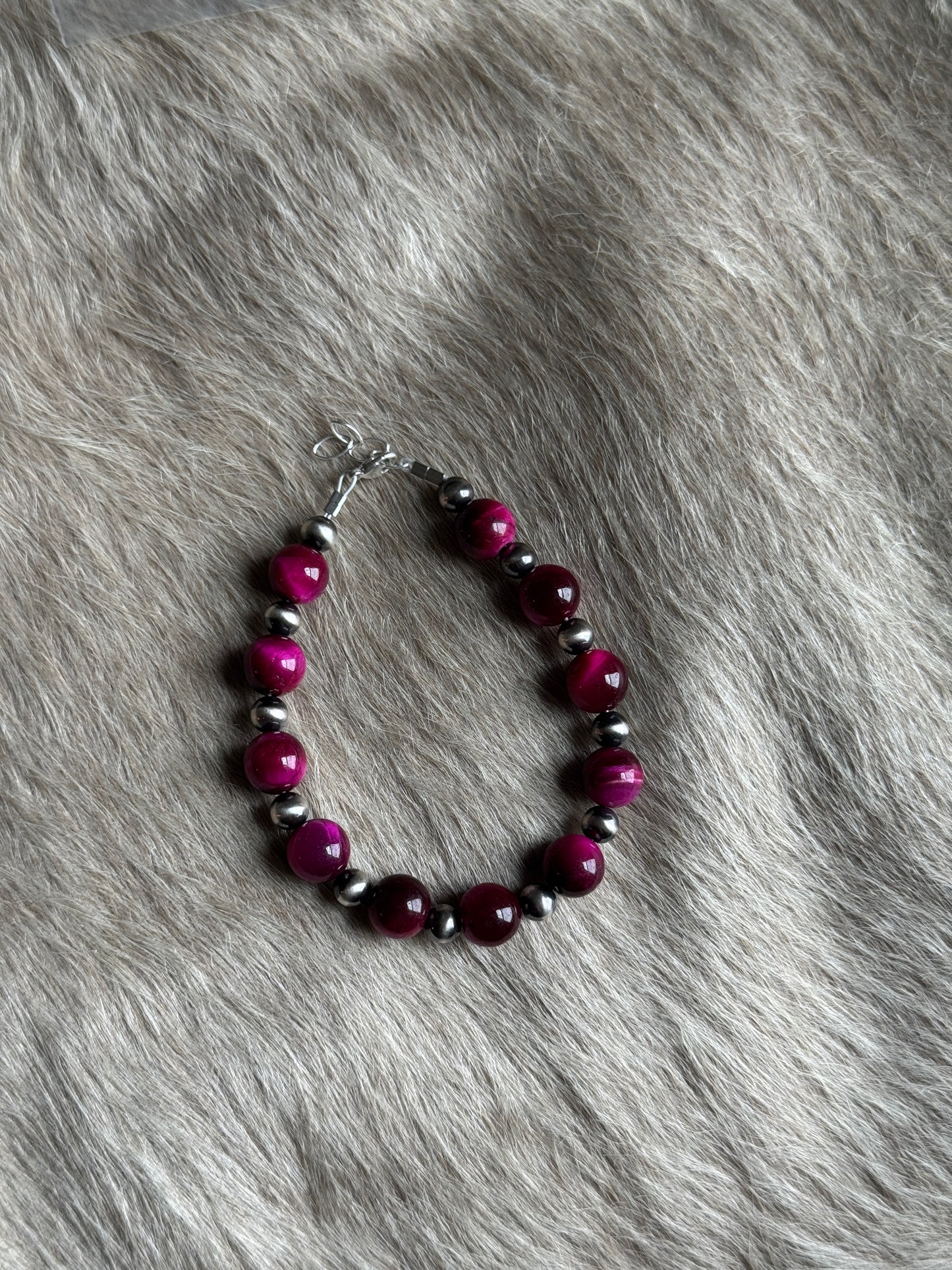 8-8.5" Pink Tiger Eye