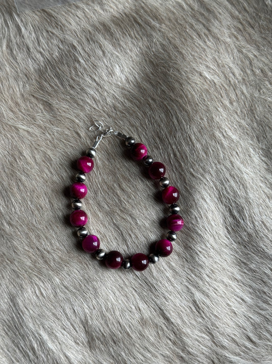 8-8.5" Pink Tiger Eye