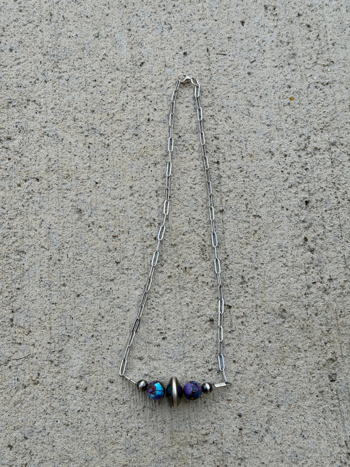 16" Pearl & Purple Spotted Mohave BN