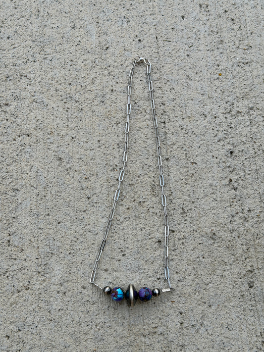 16" Pearl & Purple Spotted Mohave BN