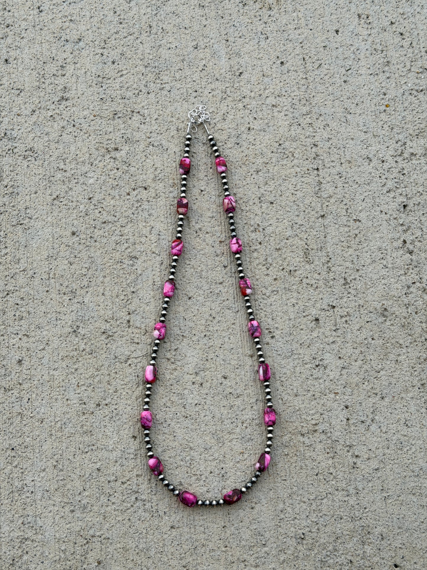 19.5-21" Pearl & Pink Dahlia
