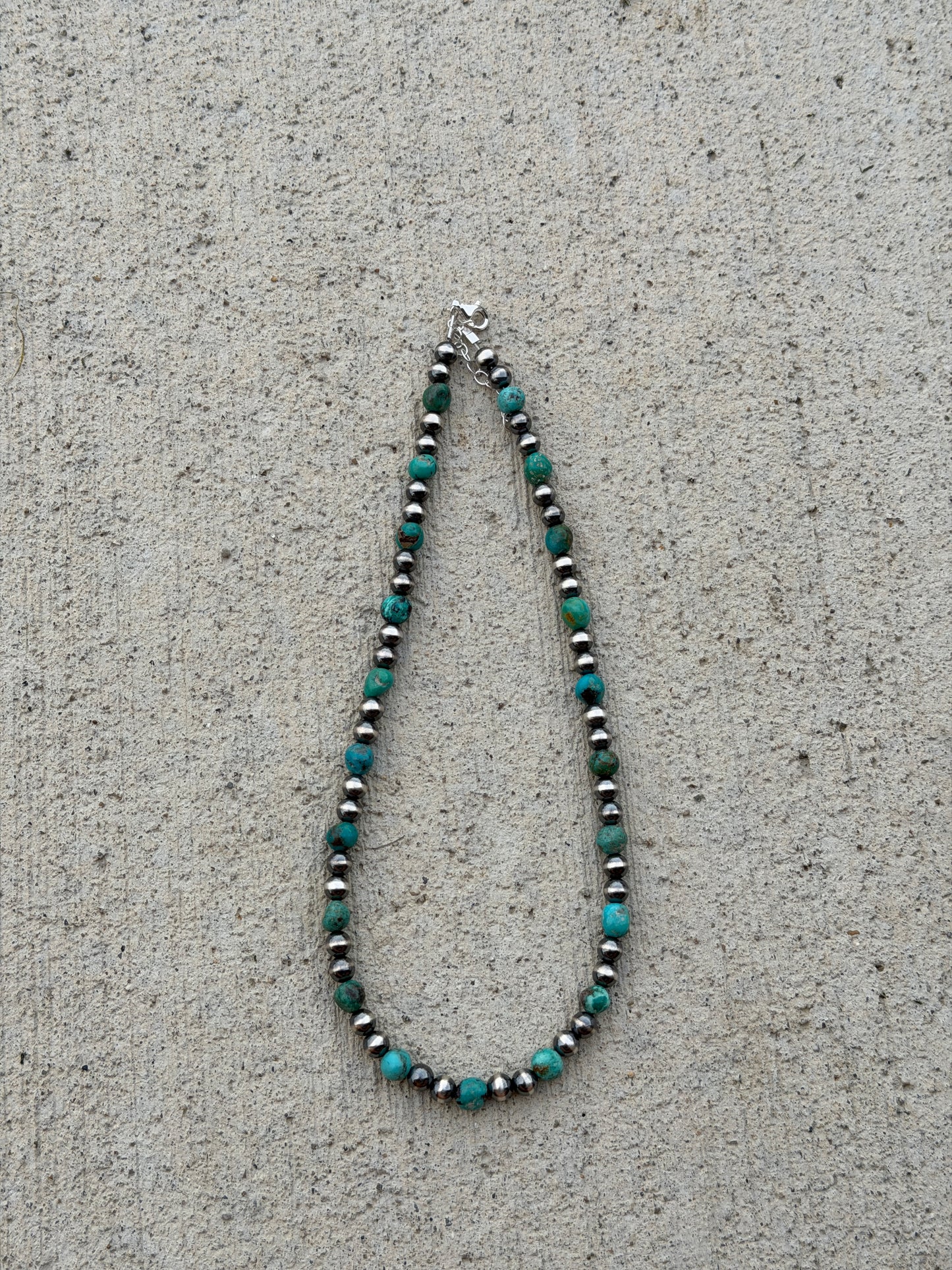 17-18.5" Pearl & Turquoise