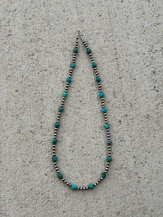 19-21" Pearl & Turquoise