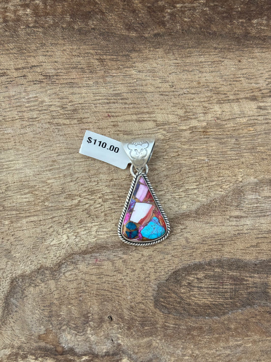Pink Dahlia Pendant