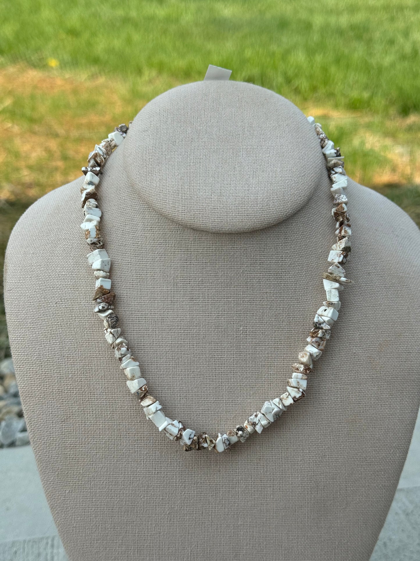 17" Wild Horse chip bead Necklace