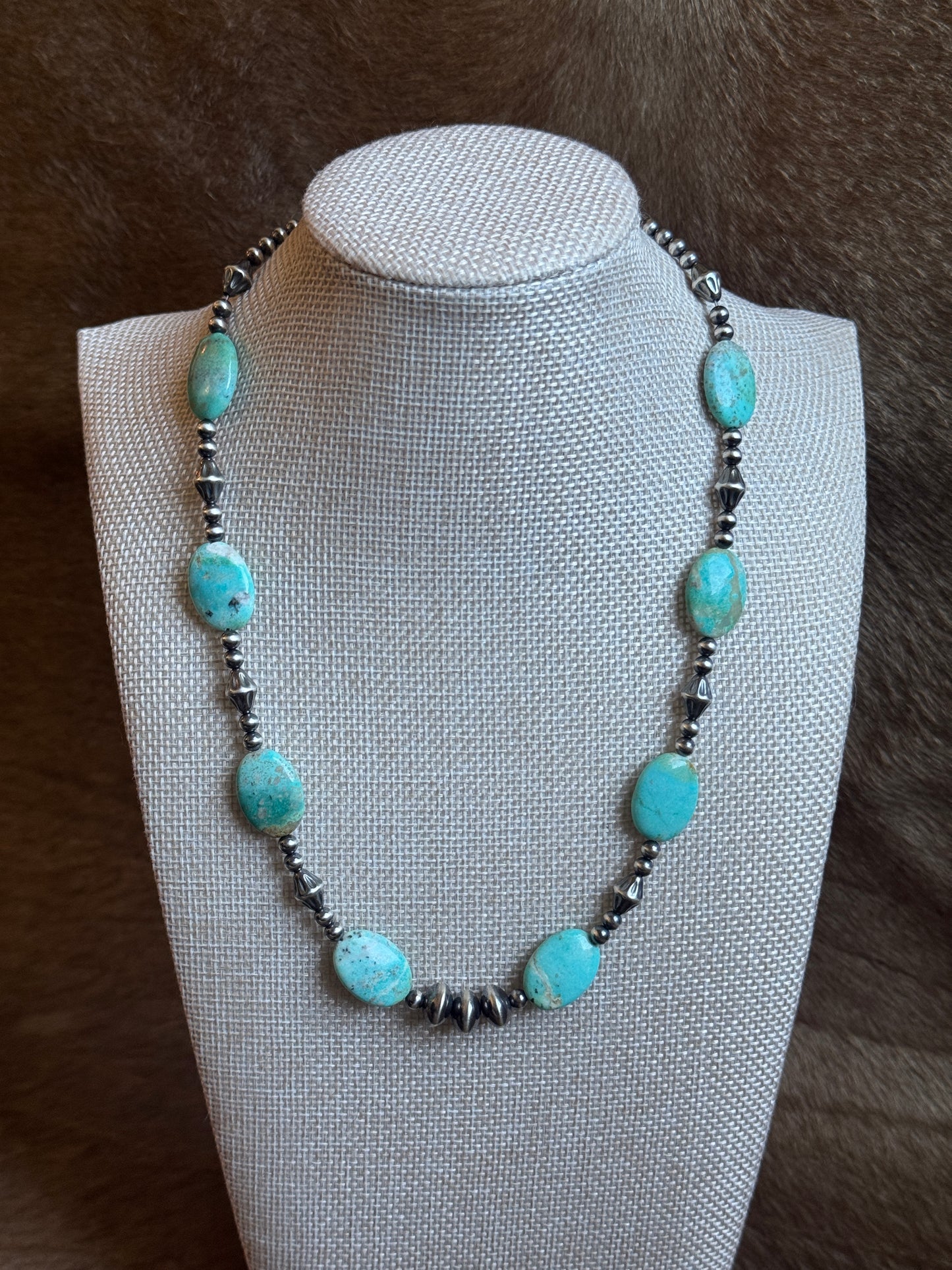 18-19.5" Genuine Turquoise