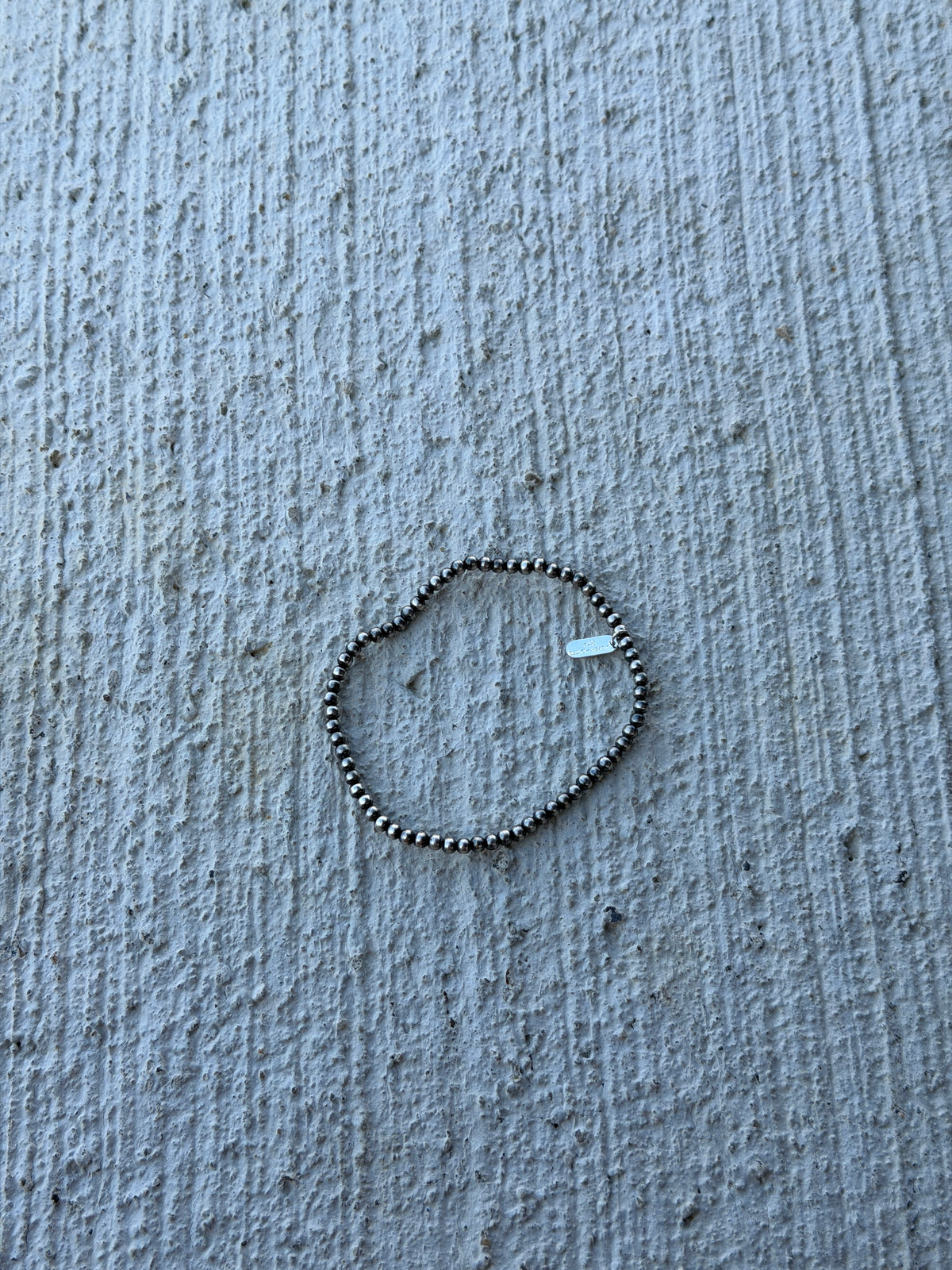 3mm Silver Plated Stretchy