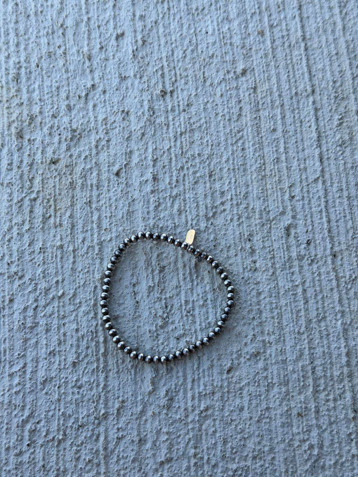 4mm Silver Plated Stretchy