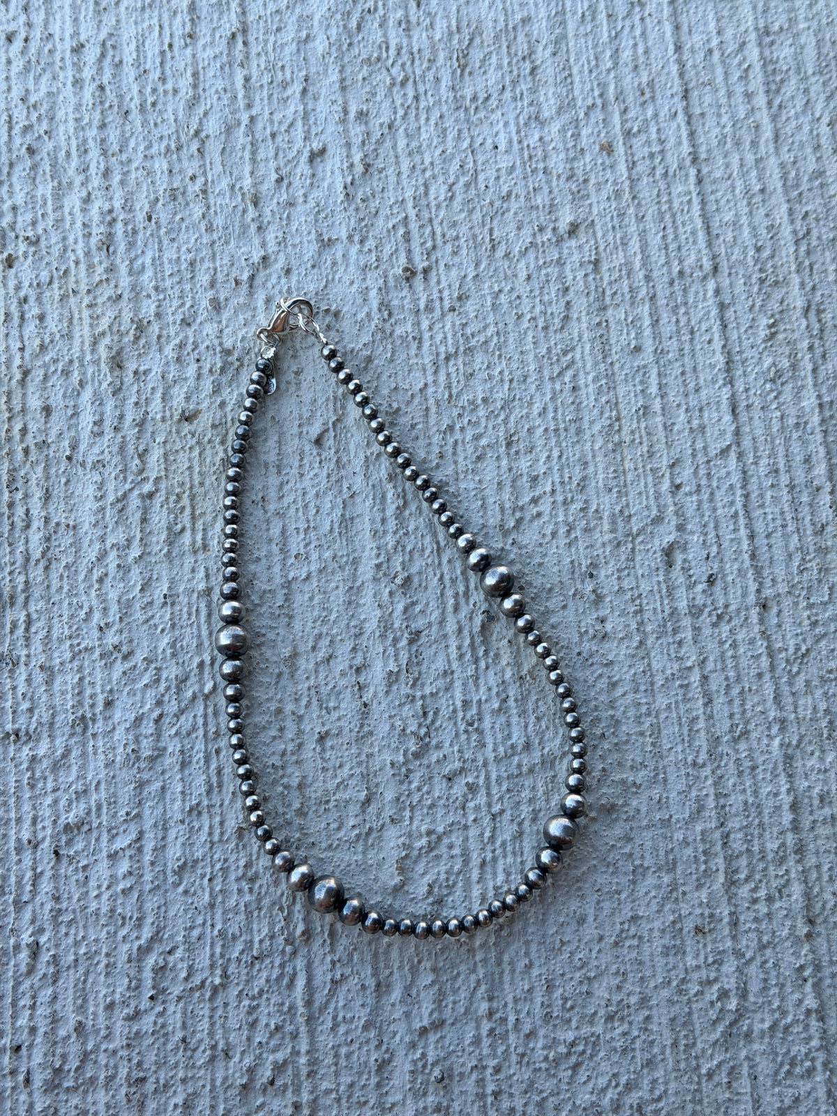14" 4-8mm Silver PLATED