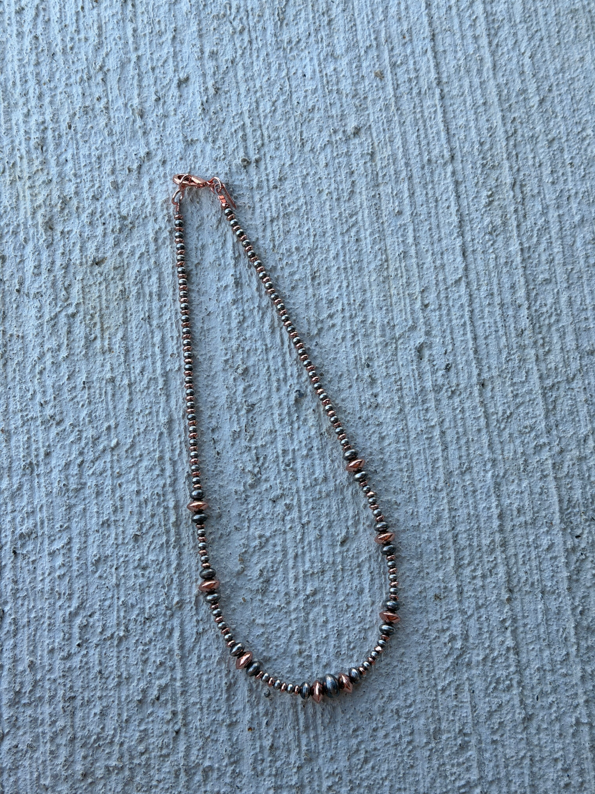 16" 3-8mm Silver PLATED & Copper