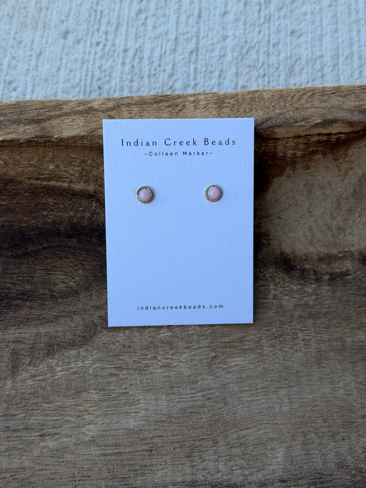 Pink Conch Studs