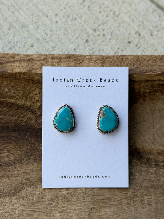 Blue Kingman Earrings