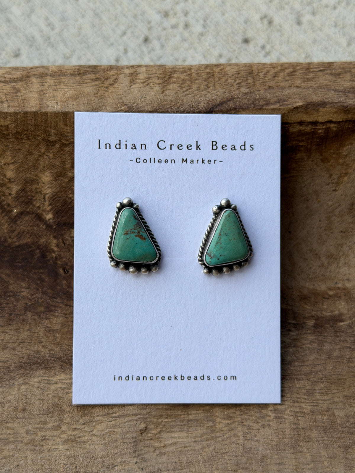 Green Turquoise Detail Earrings