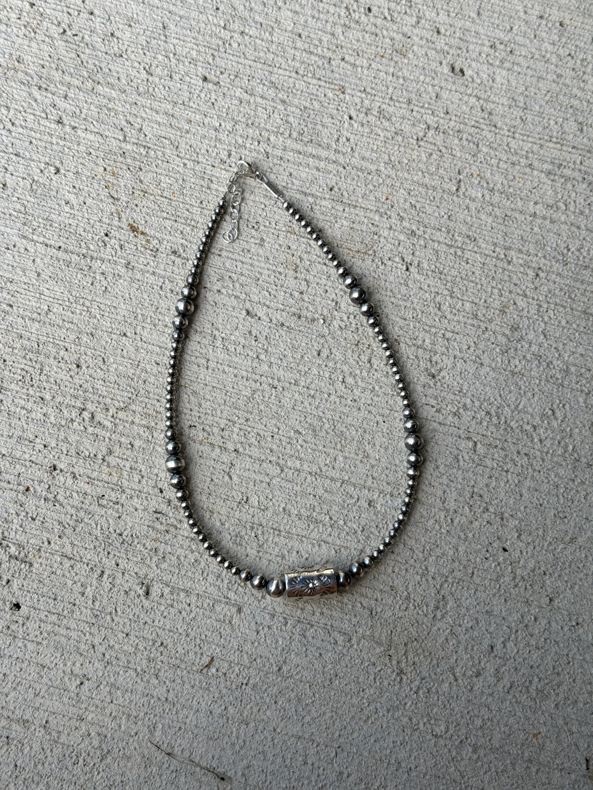 13-14.5" 3-6mm Pearl & Barrel Bead
