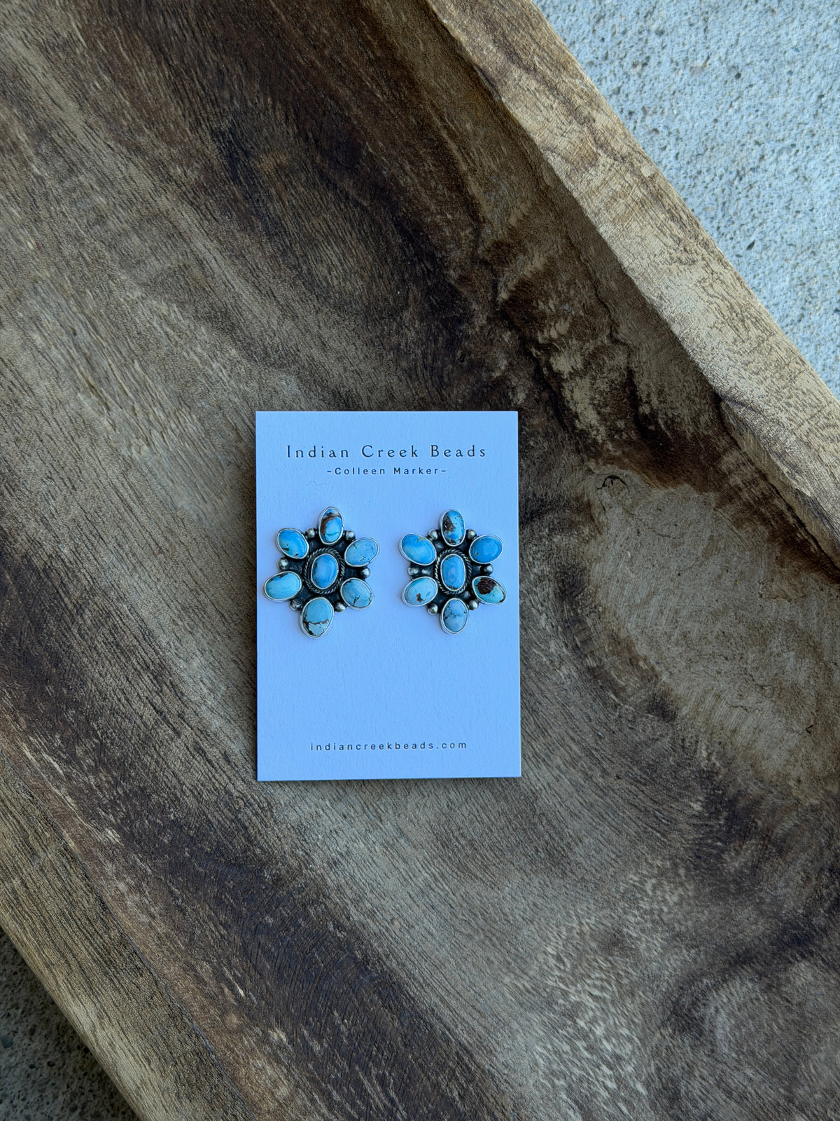 Golden Hills Full Cluster Earrings