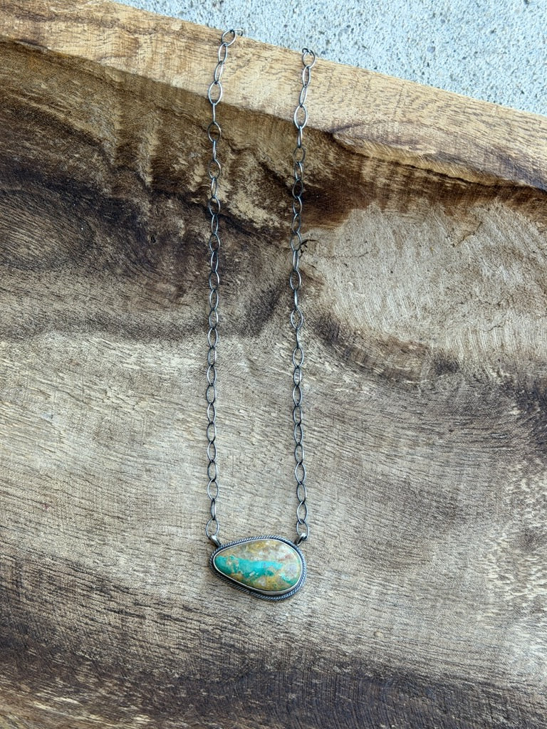18" Boulder Ribbon Necklace