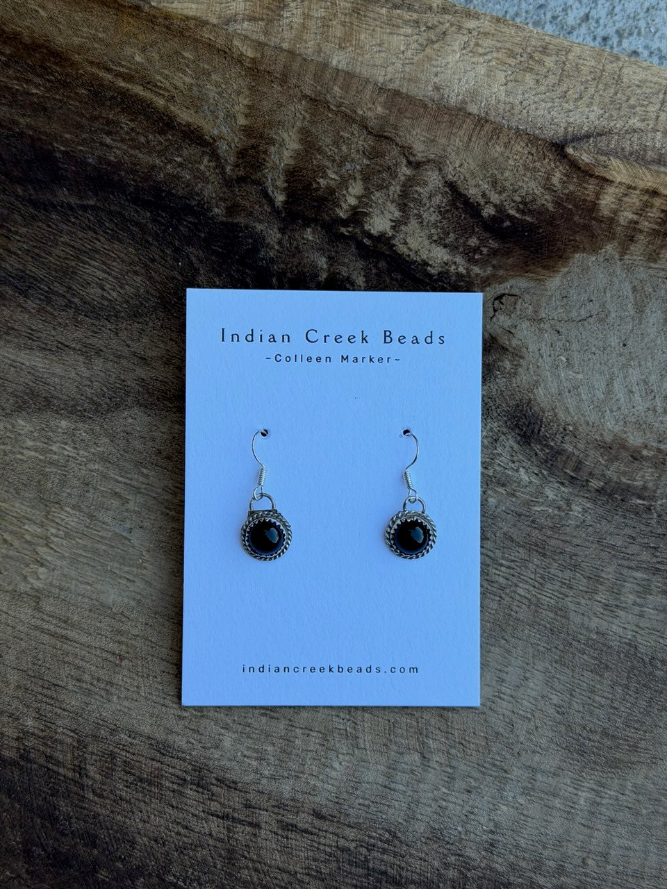 Black Onyx Dangle Earrings