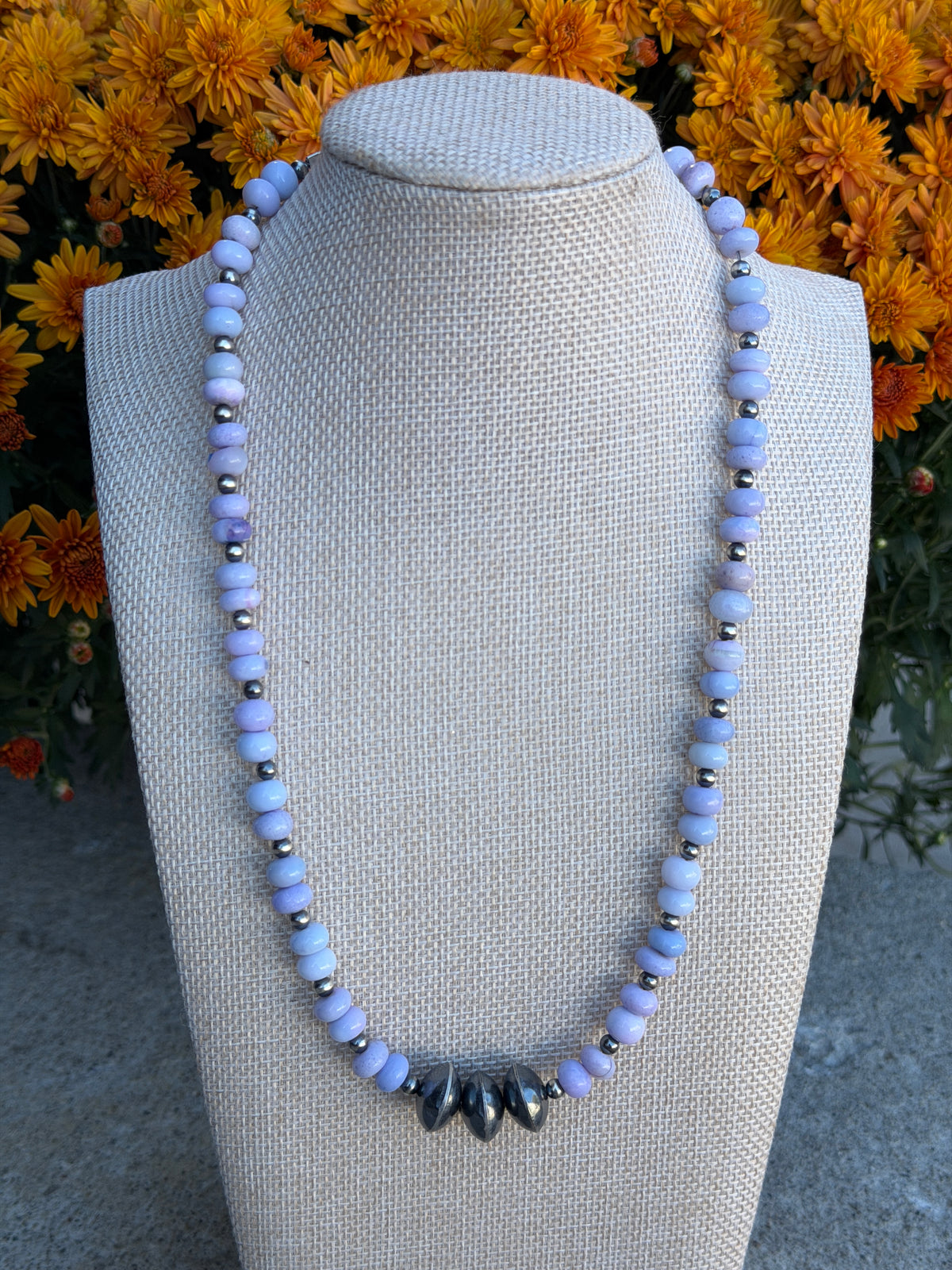 18.5-20" Purple Opal
