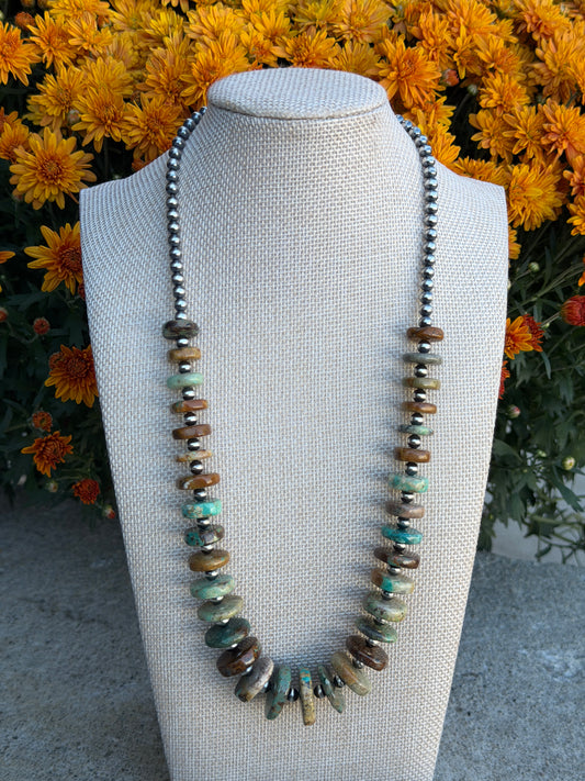 20.5-22" Genuine Turquoise
