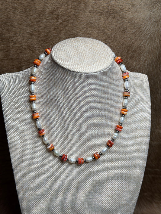 16-17.5" Freshwater & Orange Spiny