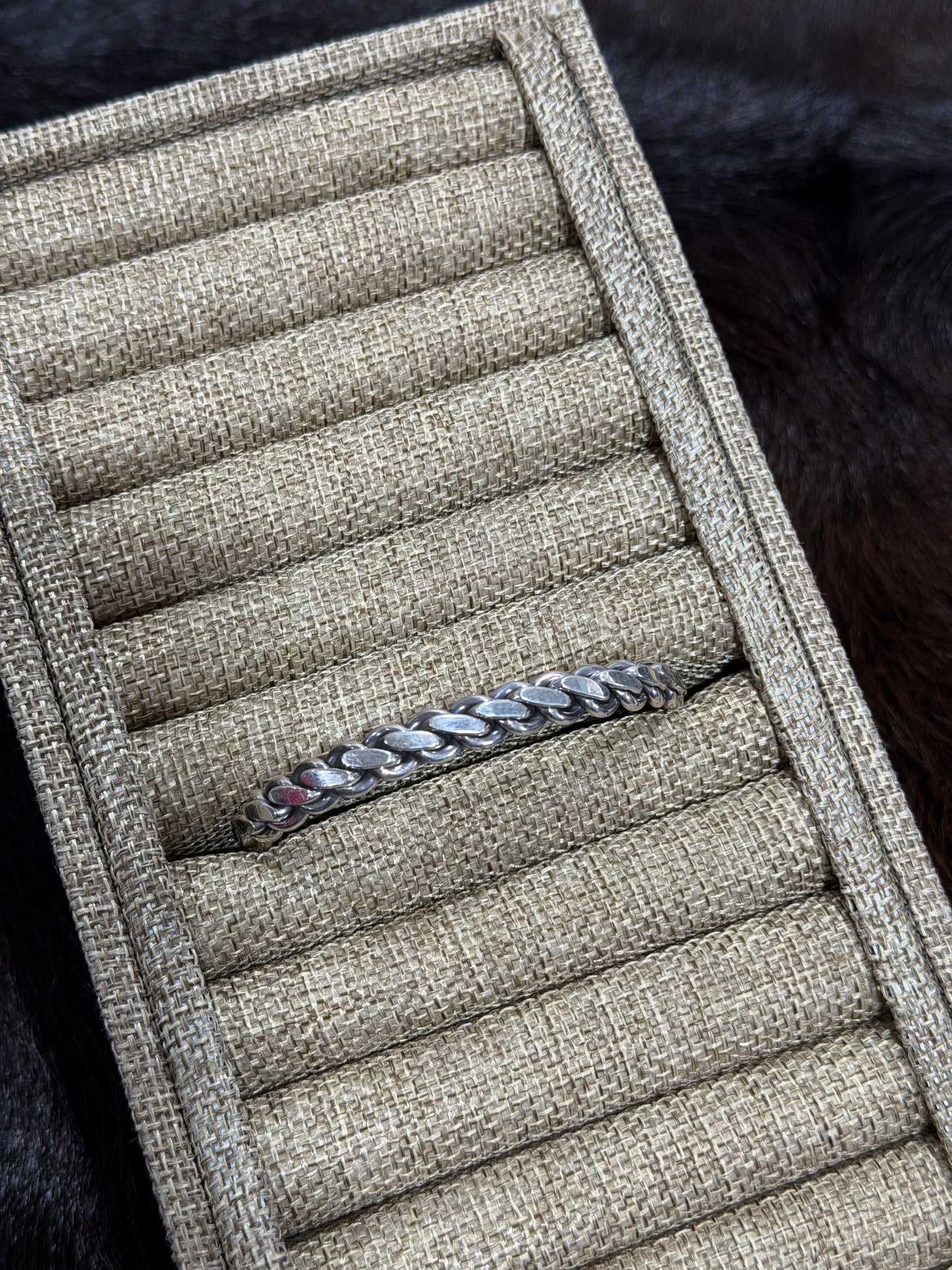 Sterling Twist Wire Stacker Cuff