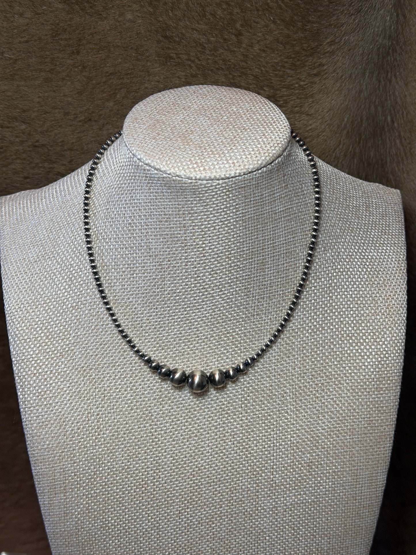 14.5-16" 3-10mm Sterling Pearls