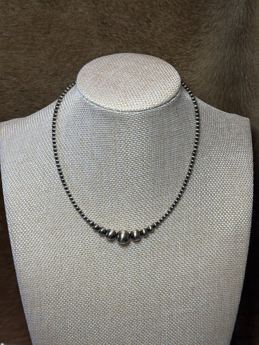 14.5-16" 3-10mm Sterling Pearls