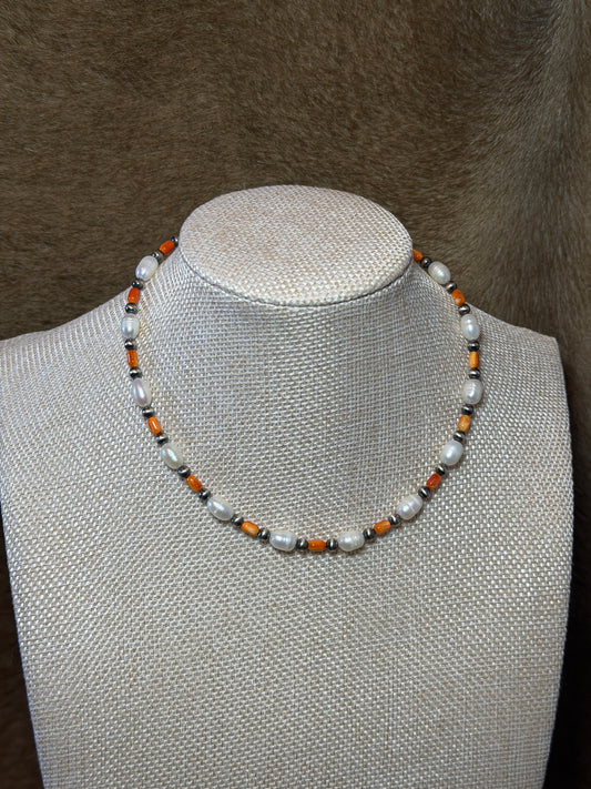 13.5-15" Freshwater & Orange Spiny