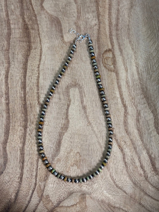 17-19" Pearl & Arizona Turquoise
