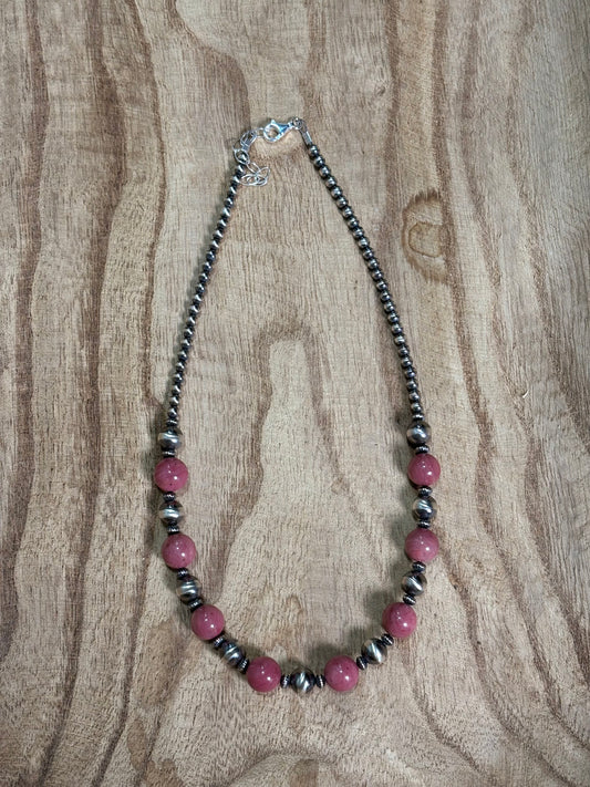 16.5-18.5" Rhodonite