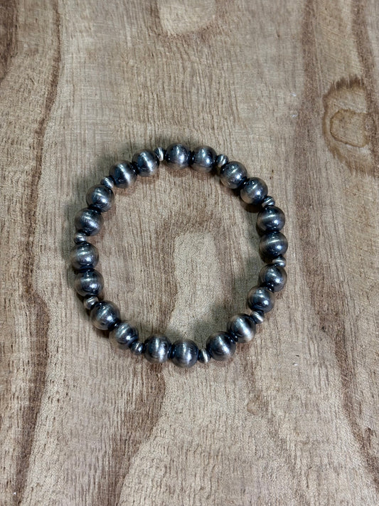 Pearl & Saucer Stretchy Bracelet