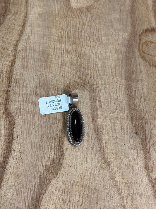 Black Onyx Dainty Pendant