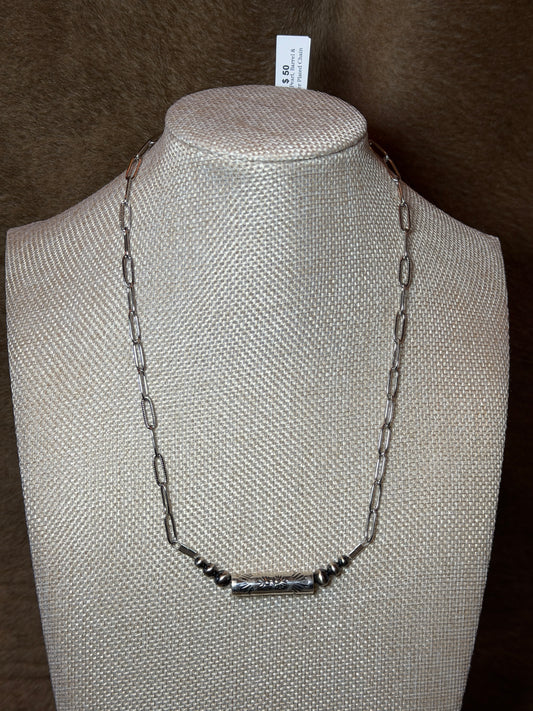 18" Pearl & Barrel Bead BN