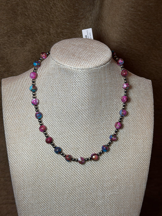 16-17.5" Purple Dahlia