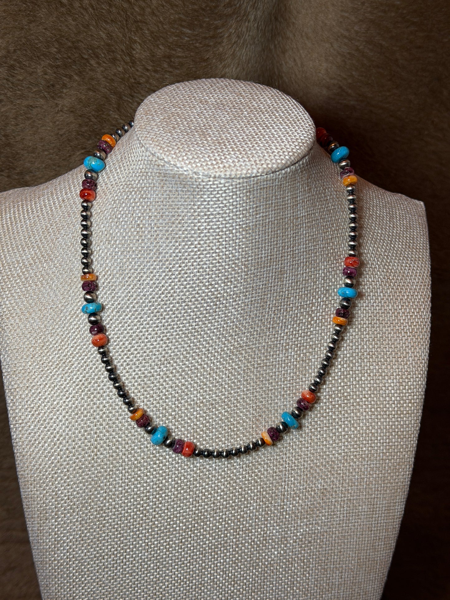 16.5-18" Pearl & Multi-Stone