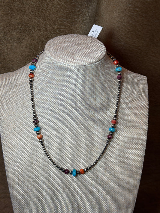 17-18.5" Pearl & Multi-Stone