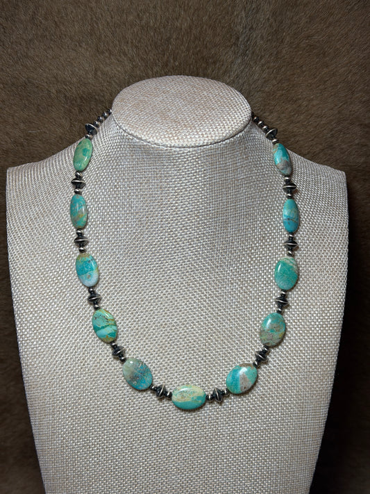 18-19.5" Genuine Turquoise