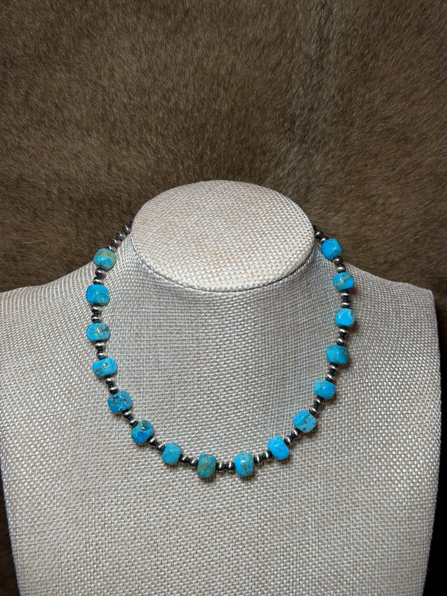 13.5-15" Kingman Turquoise