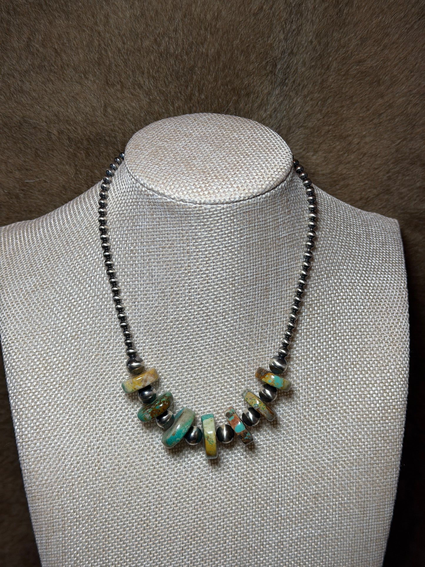 14.5-16" Genuine Turquoise