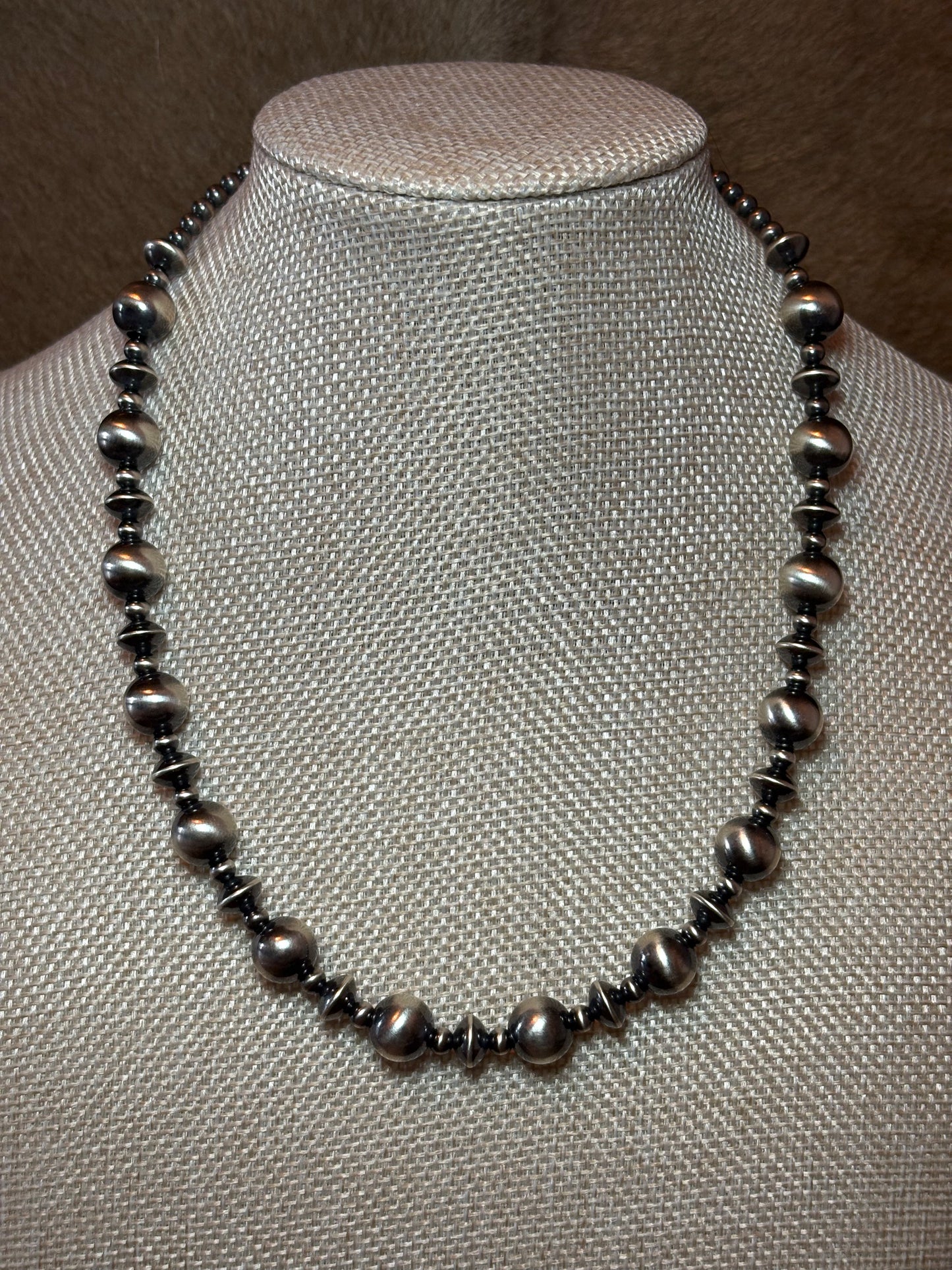 17.5-19" 4-10mm Sterling Pearl