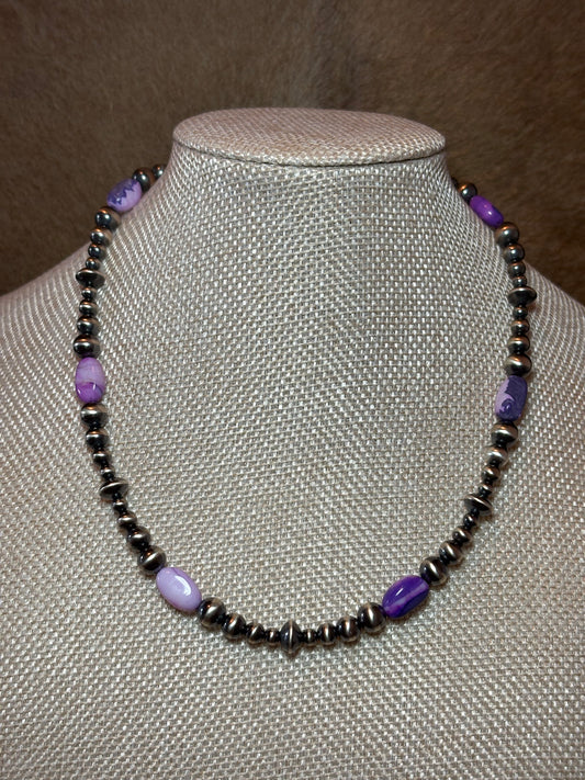 16.5-18" Purple Opal