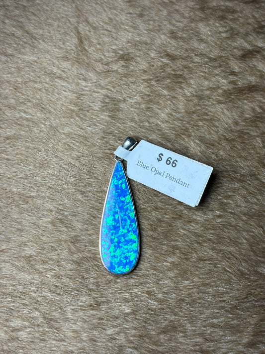 Blue Opal Pendant