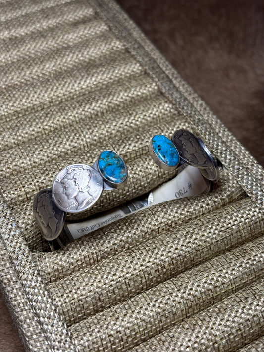 Mercury Dime Sterling Cuff