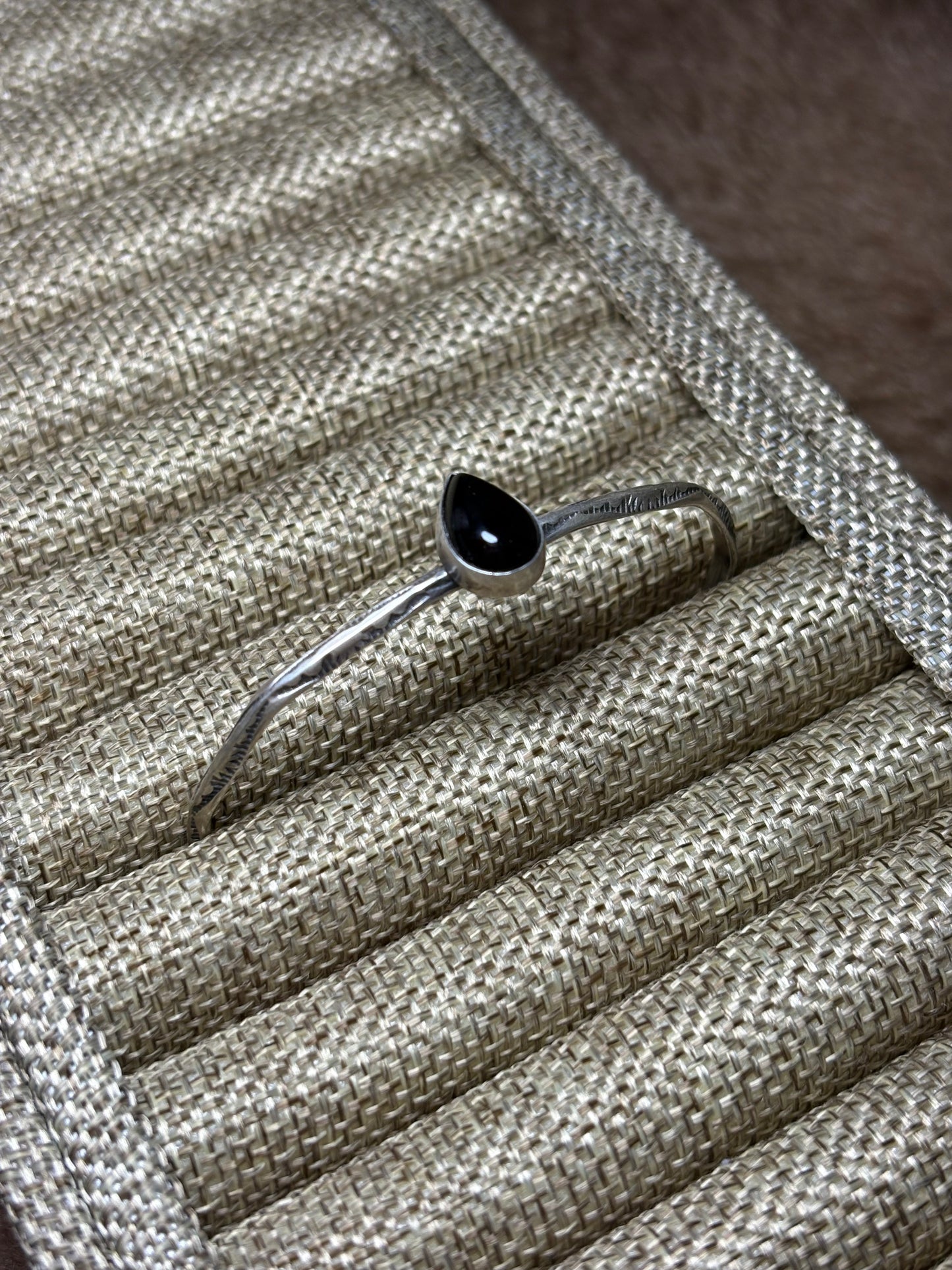 Black Onyx Stacker Cuff