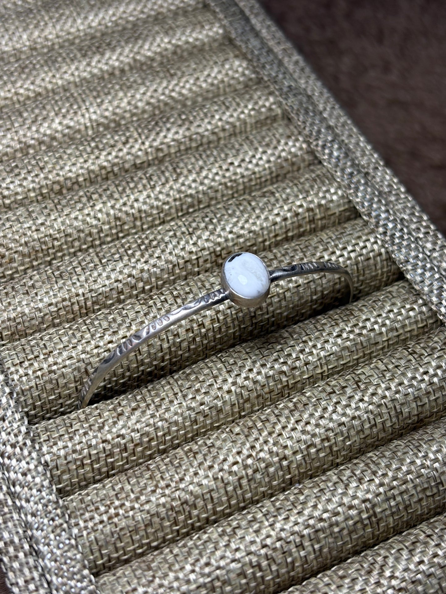 White Buffalo Stacker Cuff