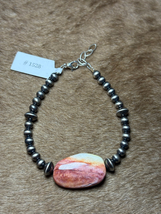 7.5-8.5" Red Spiny Bracelets