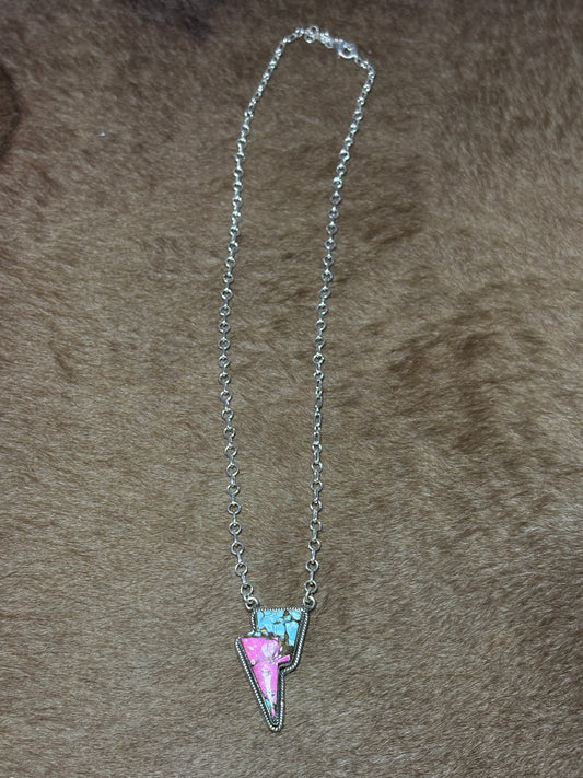 18-20” Cotton Candy Bolt Necklace