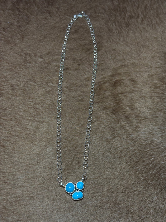 17.5” Kingman Cluster Necklace