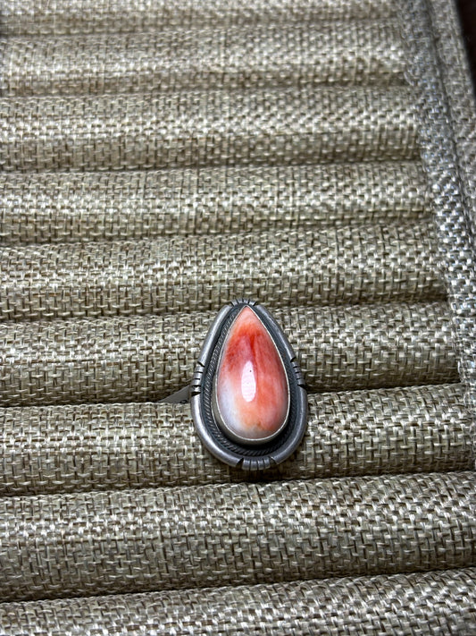 Sz 6.5 Red Spiny Ring