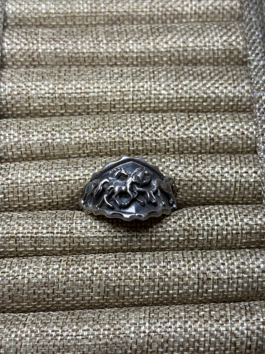 Men's Horse Ring Size 17